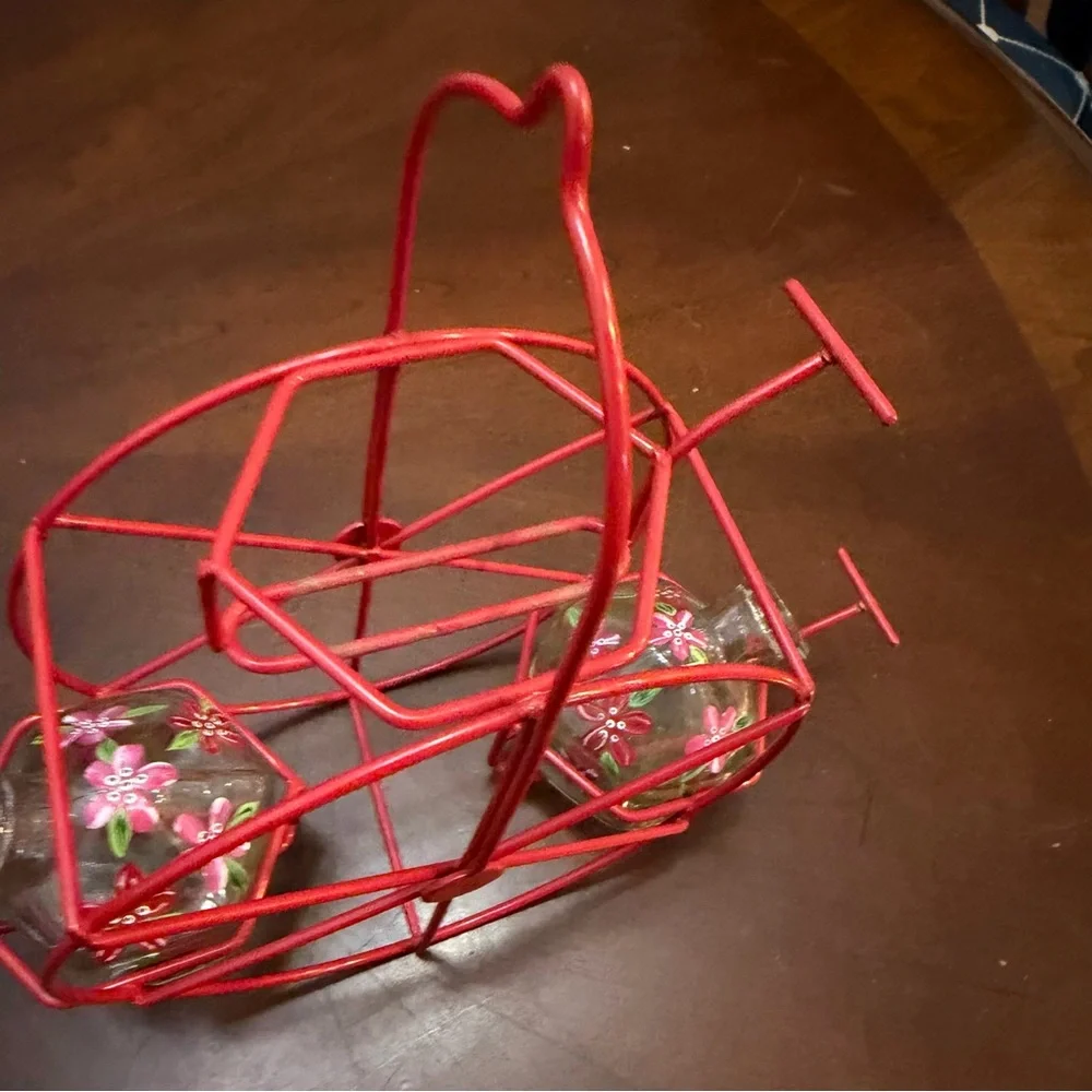 PARASOL BRAND RED FERRIS WHEEL HUMMINGBIRD FEEDER - Picture 8 of 10